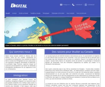 Digrcl.com(Digital Group Limited Canada) Screenshot