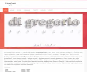 Digregoriopavimenti.it(Sito istituzionale) Screenshot