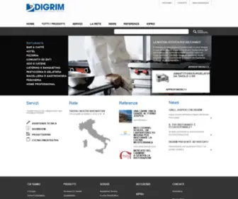 Digrim.it(Il più grande gruppo di acquisto per la ristorazione in Italia) Screenshot