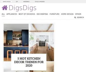 DigsDigs.com(Interior Decorating and Home Design Ideas) Screenshot