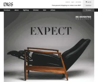 Digsshowroom.com(Digs Ballard Furniture) Screenshot