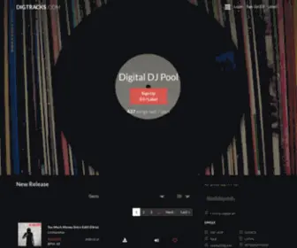 Digtracks.com(Pro DJs専用 No.1デジタルレコードプール) Screenshot