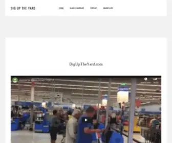 Diguptheyard.com(Dig Up The Yard) Screenshot