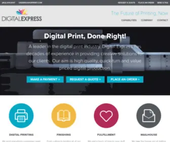 DigXprint.com(Digital Express) Screenshot