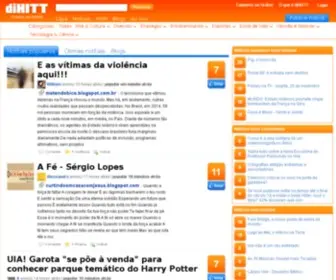 Dihitt.com.br(Comunidade de notícias de blogs de política) Screenshot