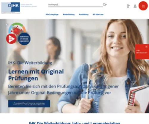 Dihk-Bildungs-GMBH-Shop.de(IHK-Lernmaterial für die Aus) Screenshot