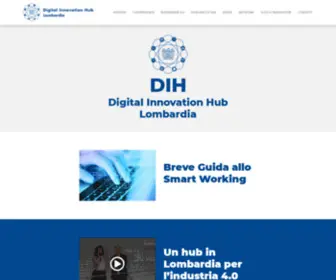 Dihlombardia.com(Digital Innovation Hub Lombardia) Screenshot