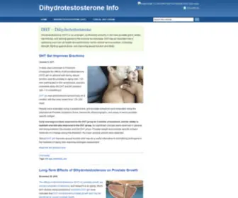 Dihydrotestosterone.info(Dihydrotestosterone info) Screenshot