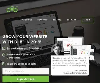 Diib.com(SEO Tool) Screenshot