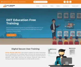Diititfreetraining.com(Free Security Training) Screenshot