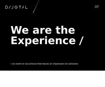 Dijgtal.com(We are the Experience) Screenshot