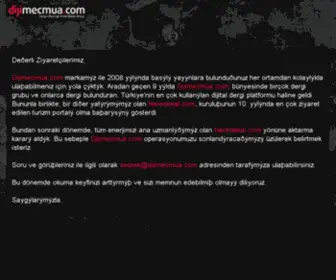 Dijimecmua.com(Dijital Dergi Platformu) Screenshot