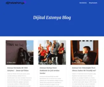 Dijitalestonya.blog(Dijital Estonya Blog) Screenshot