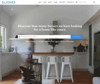 Dijones.com.au(Real Estate Agents and Property Managers) Screenshot