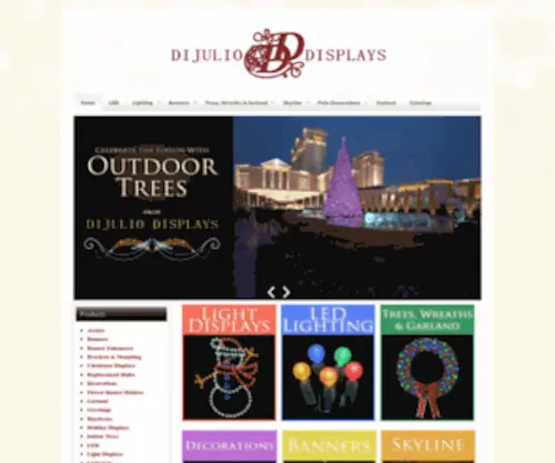 Dijuliodisplays.com(DiJulio Displays) Screenshot