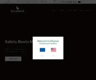 Dikamar.com(Dikamar® Safety Boots) Screenshot