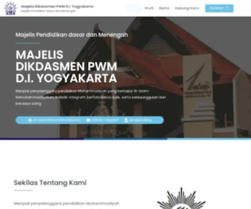 Dikdasmenpwmdiy.or.id(Majelis Dikdasmen PWM D.I) Screenshot