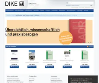 Dike.ch(Dike Verlag) Screenshot