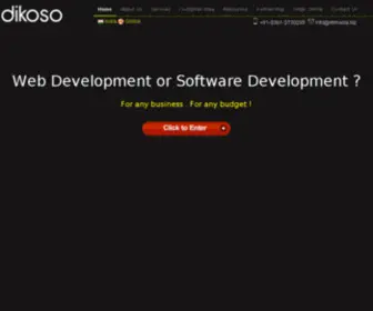 Dikoso.com(Complete Software & Web Development) Screenshot