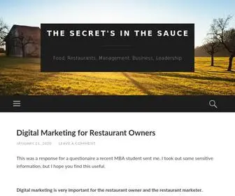 Dikraniskenderian.blog(The Secret's in the Sauce) Screenshot
