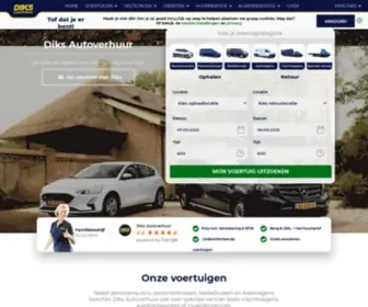 Diks.net(Huur jouw auto gemakkelijk online) Screenshot