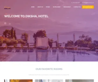 Dikshahotel.com(DIKSHA HOTEL & PG) Screenshot