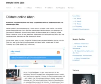 Diktat-Ueben.de(Diktate üben) Screenshot