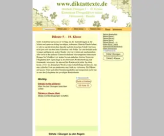 Diktattexte.de(Viele kostenlose Übungsdiktate mit Regeln zum Lernen und Üben. Diktate 2) Screenshot