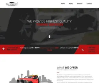 Dilaandsons.com(Towing for Less) Screenshot