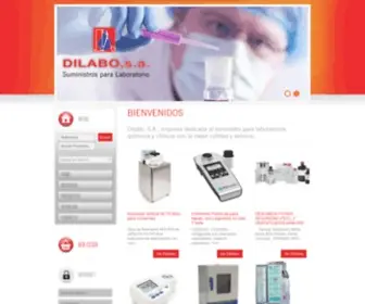 Dilabo.com(DILABO S.A Suministros para Laboratorios) Screenshot