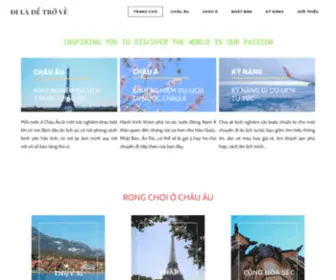 Diladetrove.com(ĐI LÀ ĐỂ TRỞ VỀ) Screenshot