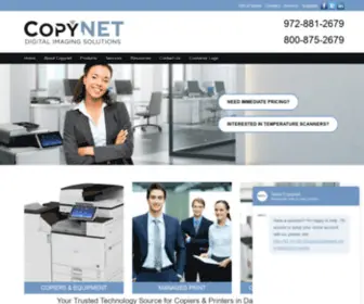 Dilaser.com(Copiers in Dallas) Screenshot