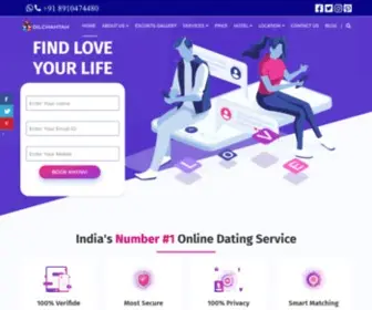 Dilchahtah.com(Dating in Kolkata at Dilchahtah) Screenshot