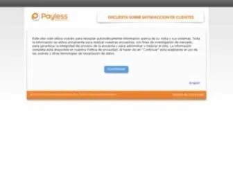 Dileapayless.com(Payless Customer Satisfaction Survey) Screenshot
