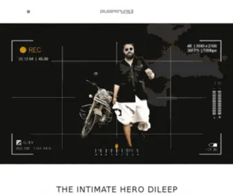 Dileeponline.com(Complete website for actor Dileep) Screenshot