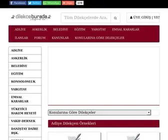 Dilekceburada.com(Adliye dilekçesi örnekleri) Screenshot