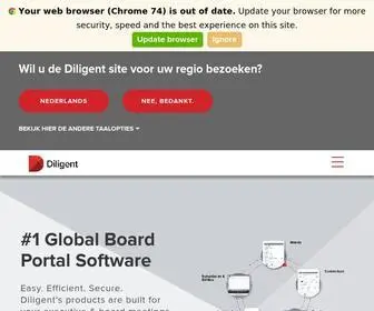 Diligent.com(A Modern Governance Company) Screenshot