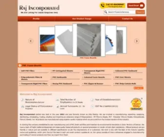 Dilipplastics.com(Raj Incorporated) Screenshot