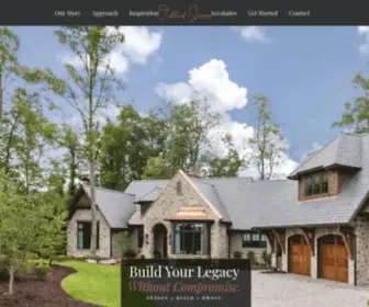 Dillardjones.com(Luxury Custom Homes in Asheville) Screenshot