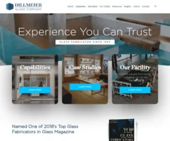 Dillmeierglass.com(Dillmeier Glass Company) Screenshot