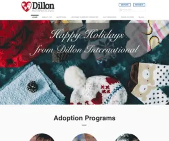Dillonadopt.com(Dillon International) Screenshot