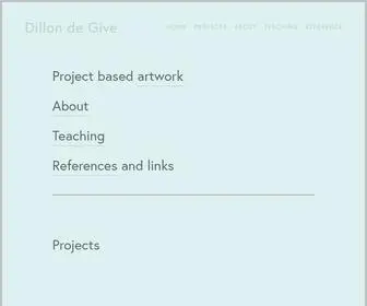 Dillondegive.com(Dillon de Give) Screenshot