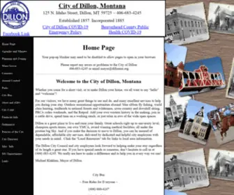 Dillonmt.org(Main Page) Screenshot