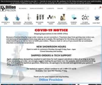 Dillonprecision.com(Dillon Precision) Screenshot