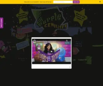 Dillpurplegeniuses.com(Top online learning and entertainment for kids) Screenshot