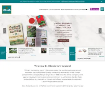 Dilmah.co.nz(Dilmah New Zealand) Screenshot