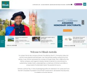 Dilmah.com.au(Dilmah Tea Australia) Screenshot