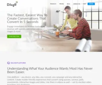 Dilogr.com(Video Marketing Engagement Platform) Screenshot