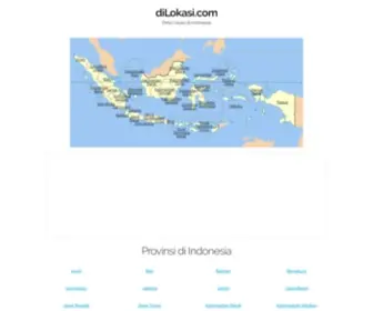 Dilokasi.com(Peta Lokasi di Indonesia) Screenshot