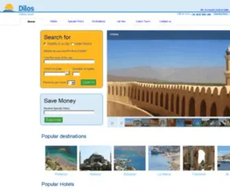 Dilos.com(Dilos Holiday World) Screenshot